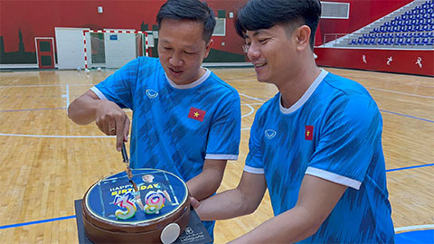 Sinh nhật đặc biệt của ‘công thần’ đã theo ĐT futsal Việt Nam 15 năm